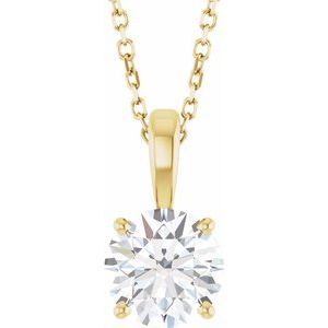 1 1/4 CT Lab-Grown Diamond 18" Necklace