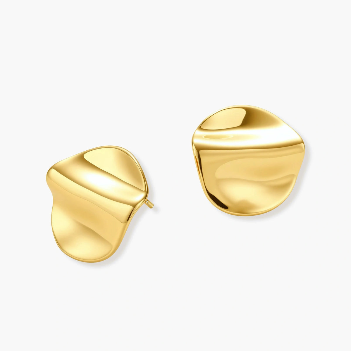 Golden Waves Studs