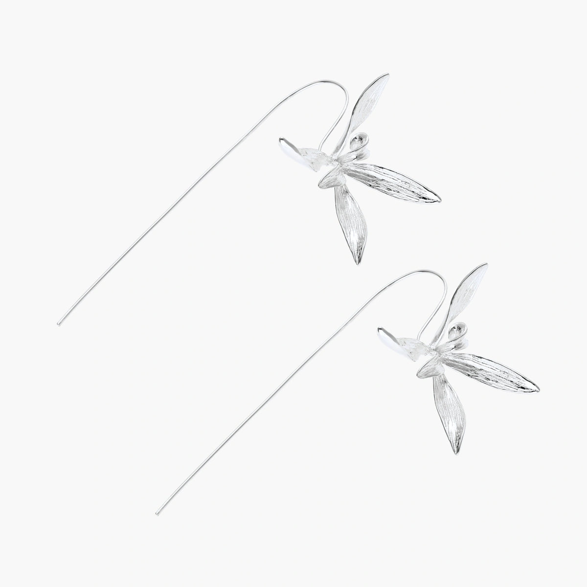 Silver Dragonfly Earrings