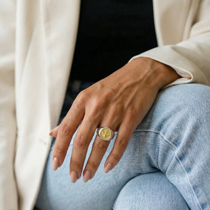 Legacy Coin Ring Silver SR005