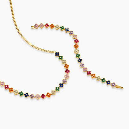 Rainbow Clovers Jewelry Set