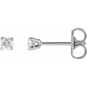 1/8 CTW Lab-Grown Diamond Earrings
