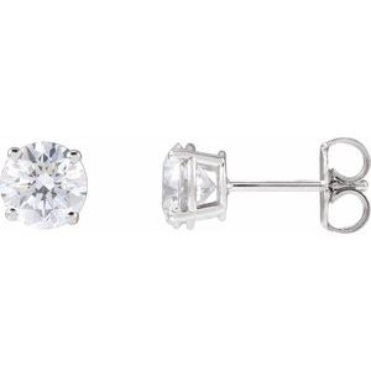 4 CTW Lab-Grown Diamond Earrings