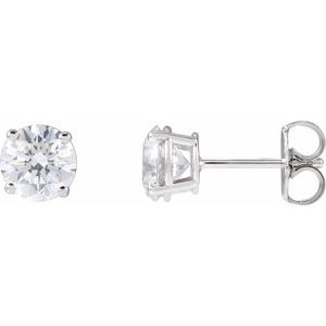 4 CTW Lab-Grown Diamond Earrings