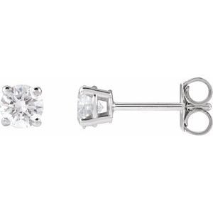 1/2 CTW Lab-Grown Diamond Earrings