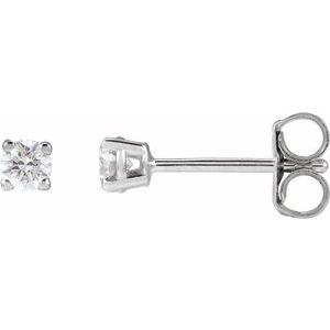 1/5 CTW Lab-Grown Diamond Earrings