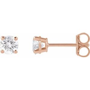1/2 CTW Lab-Grown Diamond Earrings