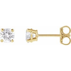 1/2 CTW Lab-Grown Diamond Earrings