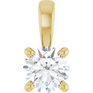 1/4 CT Lab-Grown Diamond Pendant