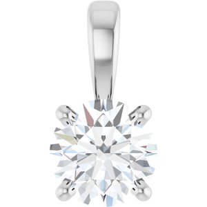 1/2 CT Lab-Grown Diamond Pendant
