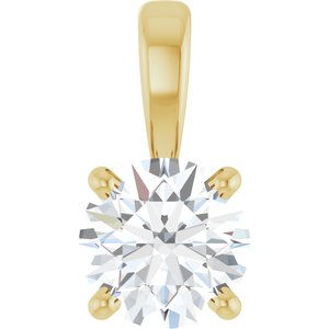 1/2 CT Lab-Grown Diamond Pendant