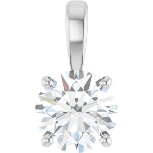 1 CTW Lab-Grown Diamond Pendant