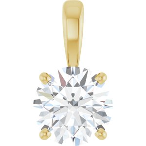 1 1/4 CT Lab-Grown Diamond Pendant
