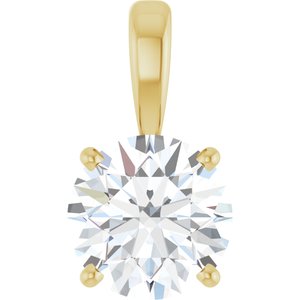 1 1/2 CT Lab-Grown Diamond Pendant