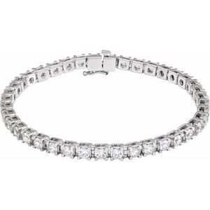 6 CTW Lab-Grown Diamond Line 7 1/4" Bracelet