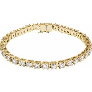 8 CTW Lab-Grown Diamond Line 7 1/4" Bracelet