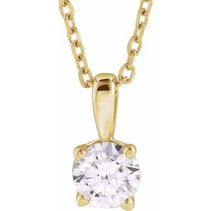 1 CT Lab-Grown Diamond 18" Necklace