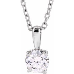 1/2 CT Lab-Grown Diamond 18" Necklace