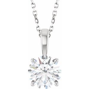 1 1/2 CT Lab-Grown Diamond 18" Necklace