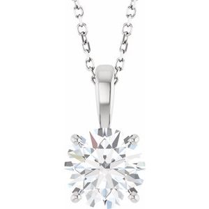 2 CT Lab-Grown Diamond 18" Necklace