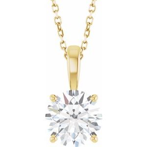2 CT Lab-Grown Diamond 18" Necklace