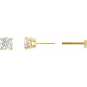 1/4 CT Lab-Grown Diamond Earring