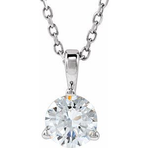 1/2 CTW Lab-Grown Diamond 18" Necklace