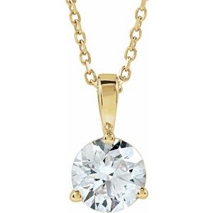 1 CTW Lab-Grown Diamond 18" Necklace