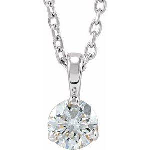 1/4 CTW Lab-Grown Diamond 18" Necklace
