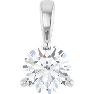 1/2 CT Lab-Grown Diamond Pendant