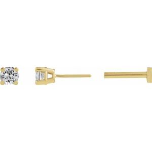 1/6 CT Lab-Grown Diamond  Earring