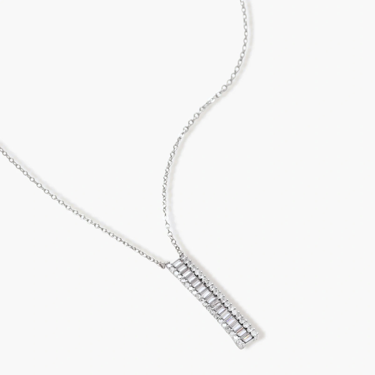 Classy Silver Ladder Jewelry Set