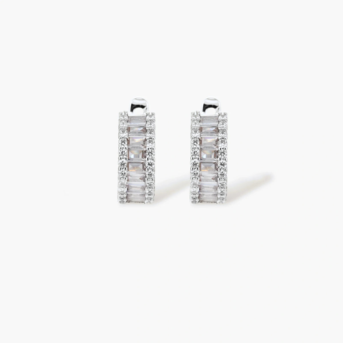 Classy Silver Ladder Jewelry Set