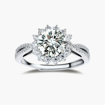 Sparkling Flower Ring