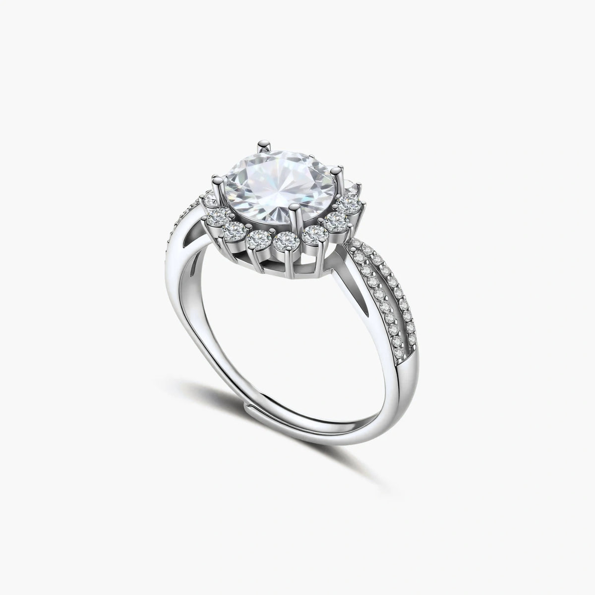 Sparkling Flower Ring
