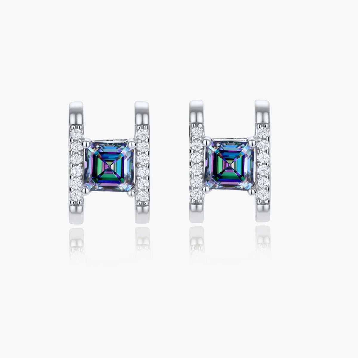 Rainbow Fire Sparkling Studs