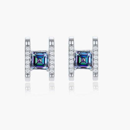 Rainbow Fire Sparkling Studs