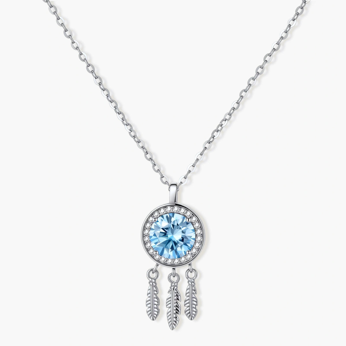 Silver Dream Catcher Necklace