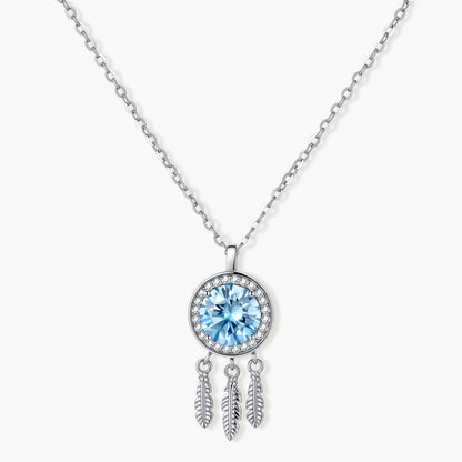 Silver Dream Catcher Necklace