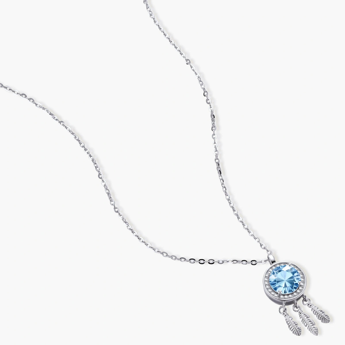 Silver Dream Catcher Necklace