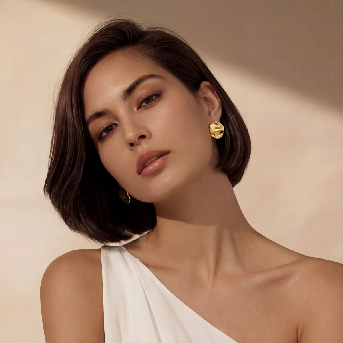 Golden Waves Studs