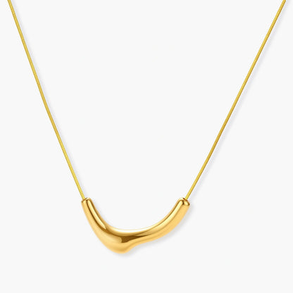 Sleek and Curvy Necklace