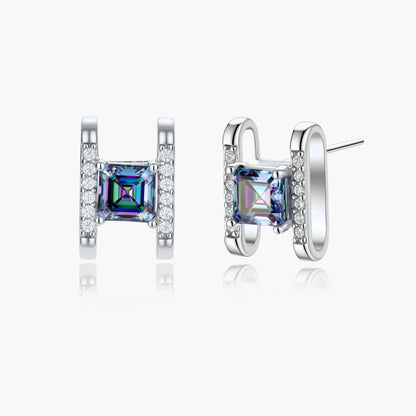 Rainbow Fire Sparkling Studs