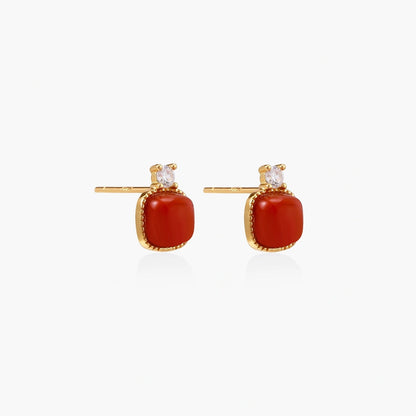 Radiating Red Studs