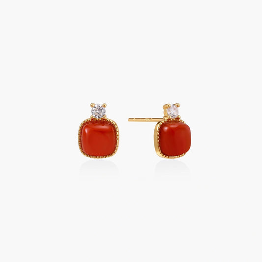 Radiating Red Studs