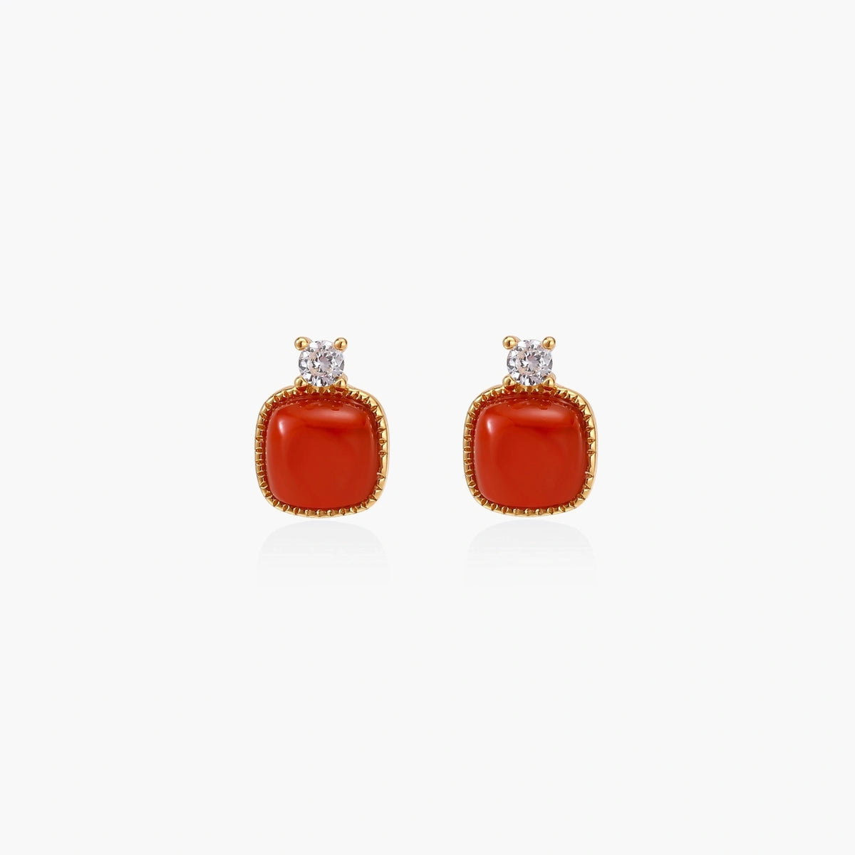 Radiating Red Studs