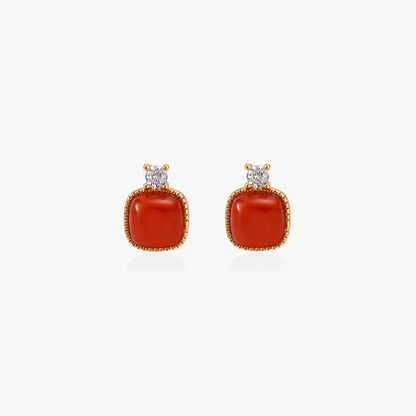 Radiating Red Studs