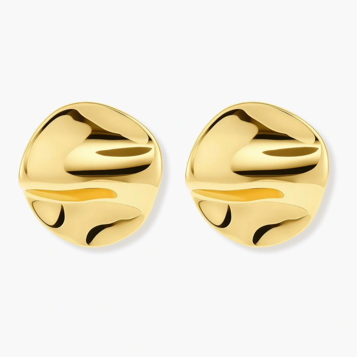 Golden Waves Studs