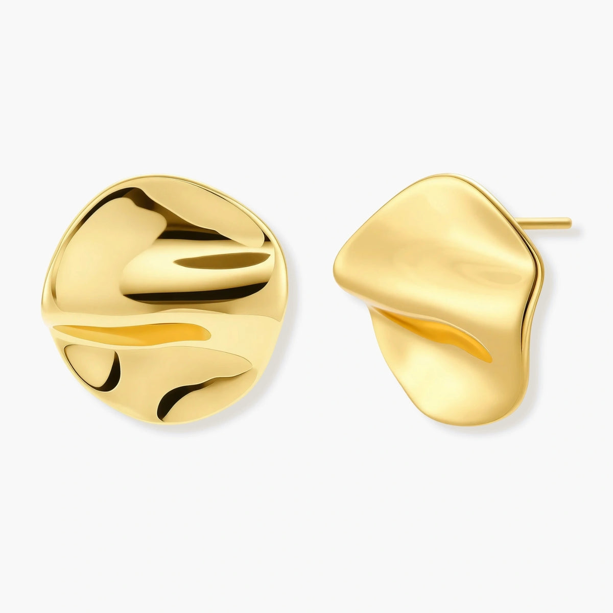 Golden Waves Studs