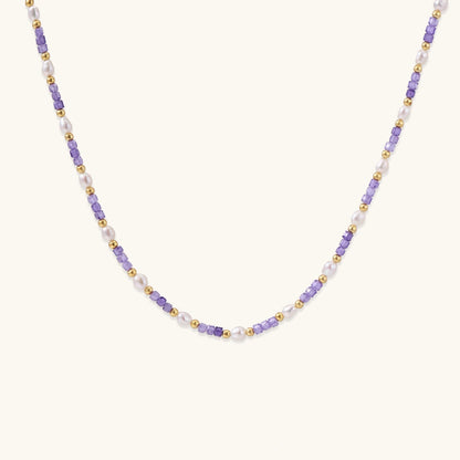 Amethyst Pearl Harmony Necklace